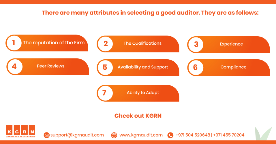 Auditing Companies in Dubai-attributes in selecting a good auditor