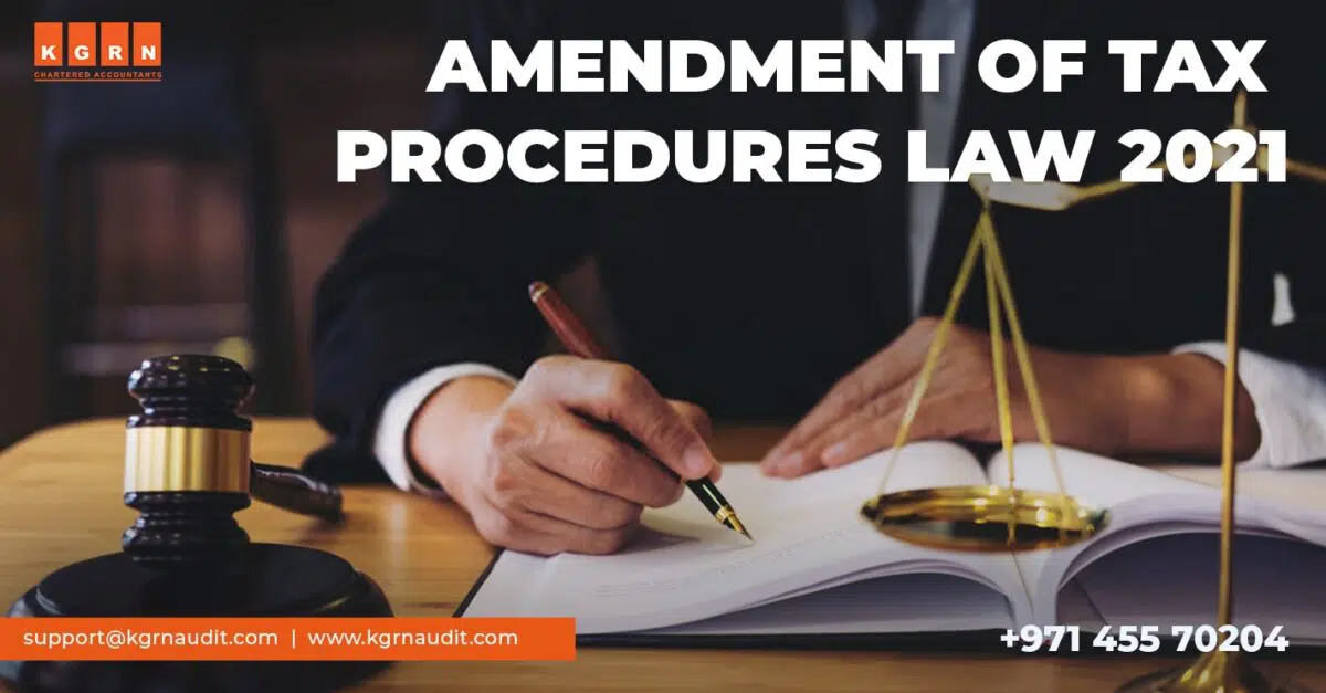 Amendment of Tax Procedures Law 2021