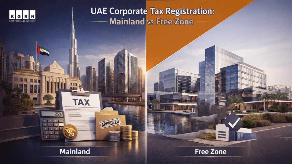 UAE Corporate Tax Registration in Mainland vs Free Zone: Real-Time Scenarios