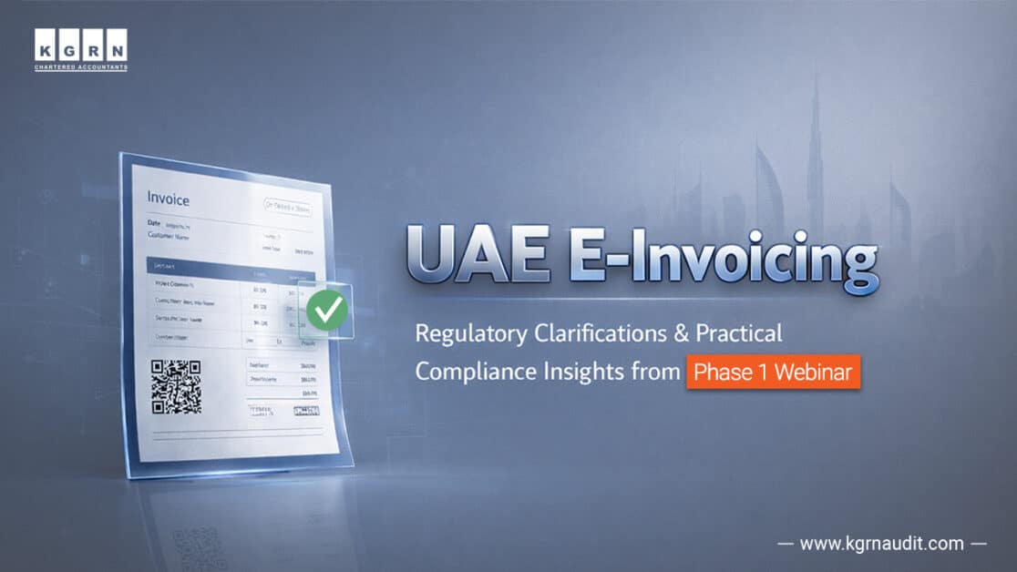 UAE e-Invoicing Phase 1 webinar discussing regulatory updates and compliance requirements