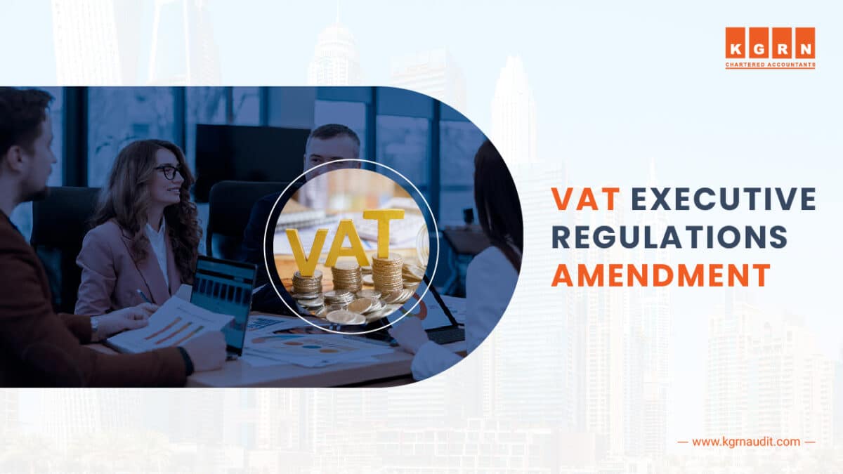 VAT Executive Regulations Amendment