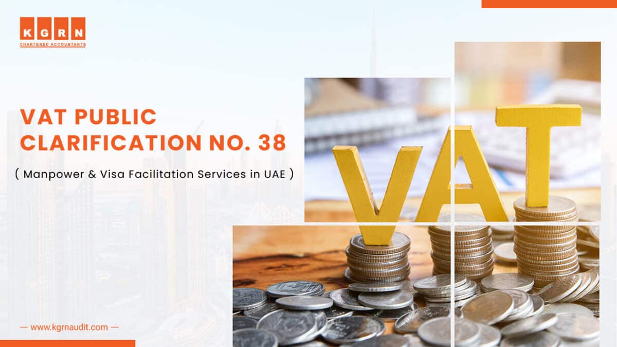 VAT Public Clarification (VATP038) on Manpower & Visa Facilitation Services in UAE